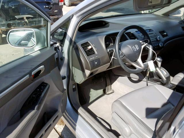 19XFA16969E010295 - 2009 HONDA CIVIC EXL 银色 照片 9