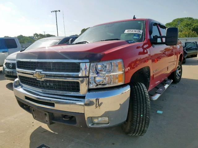 1GCHC63K19F100080 - 2009 CHEVROLET SILVERADO RED photo 2