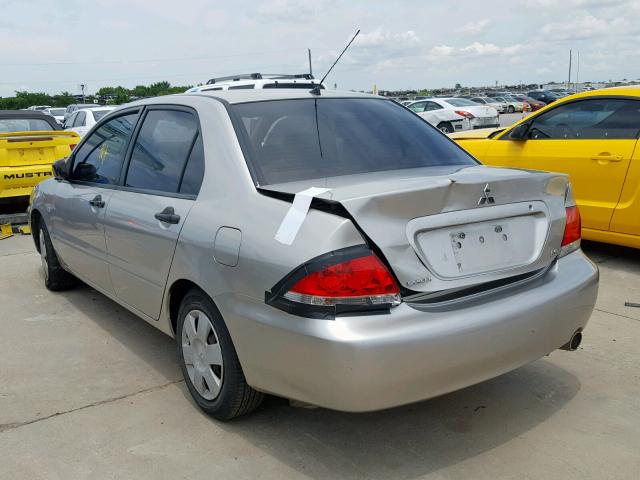 JA3AJ26EX5U021307 - 2005 MITSUBISHI LANCER ES SILVER photo 3