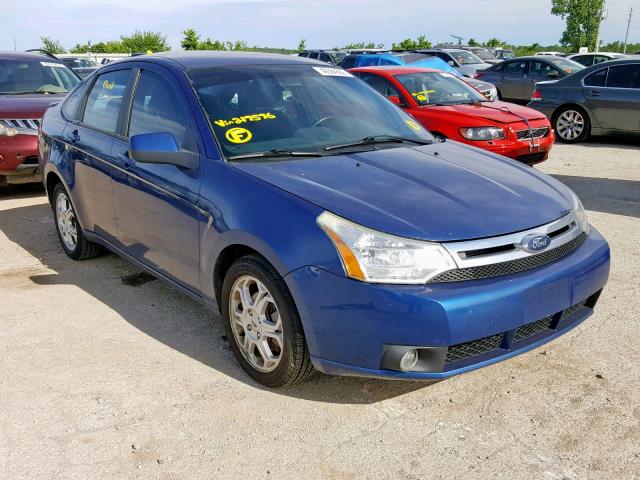 1FAHP36N39W217576 - 2009 FORD FOCUS SES BLUE photo 1