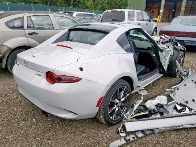 JM1NDAM71J0200717 - 2018 MAZDA MX-5 MIATA WHITE photo 4