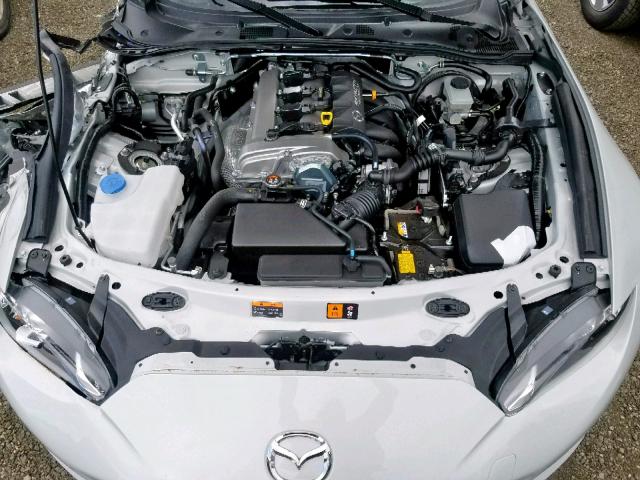 JM1NDAM71J0200717 - 2018 MAZDA MX-5 MIATA WHITE photo 7