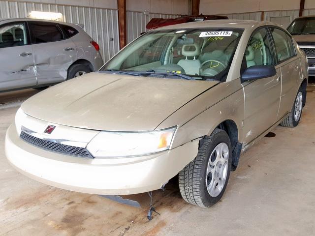 1G8AJ52F74Z191699 - 2004 SATURN ION 2 GOLD photo 2