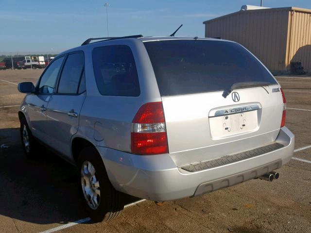 2HNYD18251H504022 - 2001 ACURA MDX SILVER photo 3