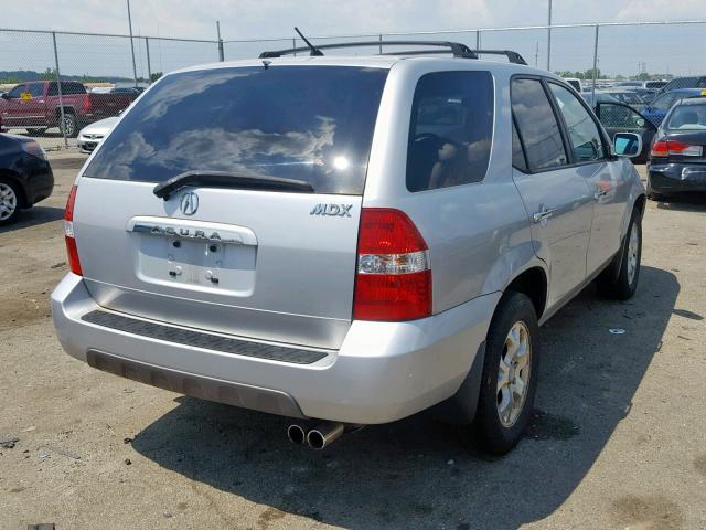 2HNYD18642H543642 - 2002 ACURA MDX TOURIN SILVER photo 4