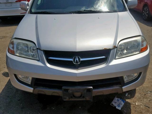 2HNYD18642H543642 - 2002 ACURA MDX TOURIN SILVER photo 9