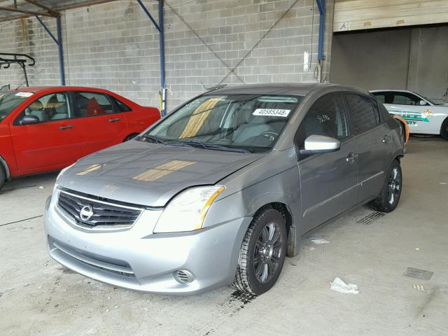 3N1AB6AP7CL776486 - 2012 NISSAN SENTRA 2.0 SILVER photo 2