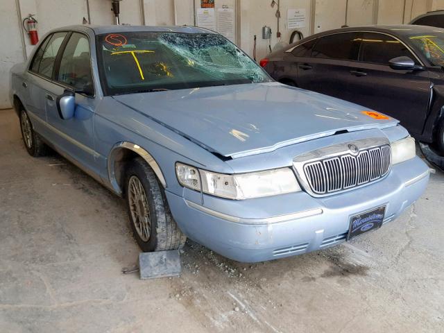 2MEFM74W2YX655729 - 2000 MERCURY GRAND MARQ BLUE photo 1