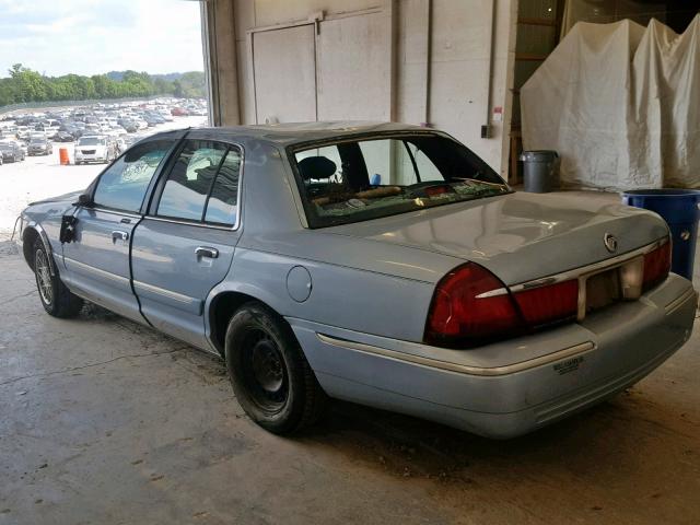 2MEFM74W2YX655729 - 2000 MERCURY GRAND MARQ BLUE photo 3