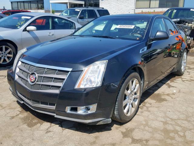 1G6DT57V280206183 - 2008 CADILLAC CTS HI FEA BLACK photo 2