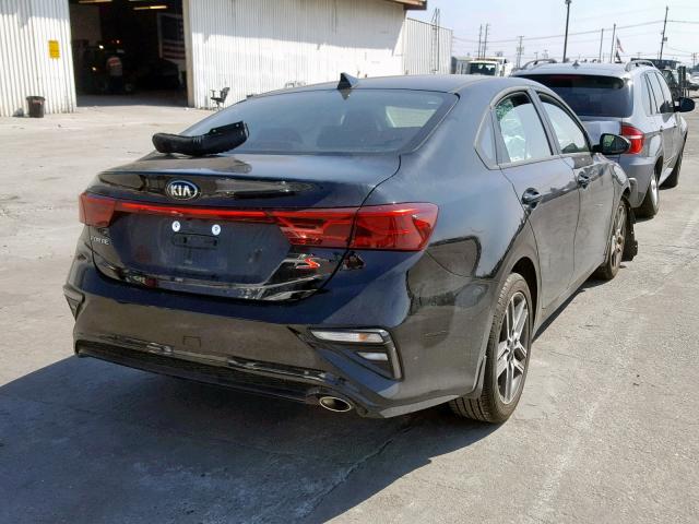 3KPF34AD1KE051768 - 2019 KIA FORTE GT L BLACK photo 4