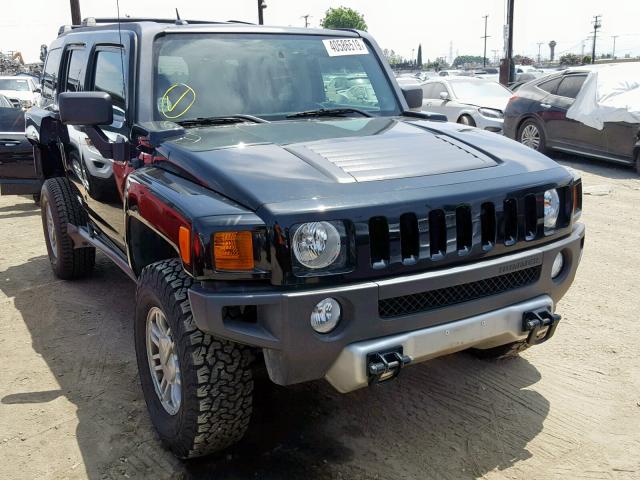 5GTEN13E288161783 - 2008 HUMMER H3 BLACK photo 1