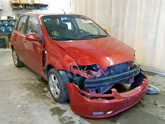 KL1TG66656B551391 - 2006 CHEVROLET AVEO LT BURGUNDY photo 1