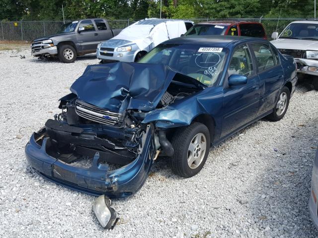 1G1NE52J43M708221 - 2003 CHEVROLET MALIBU LS Dəniz mavisi foto 2