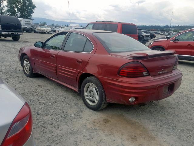 1G2NF52F72C247136 - 2002 PONTIAC GRAND AM S RED photo 3