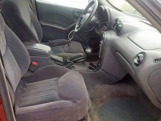 1G2NF52F72C247136 - 2002 PONTIAC GRAND AM S RED photo 5