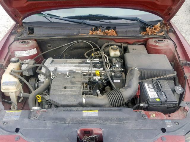 1G2NF52F72C247136 - 2002 PONTIAC GRAND AM S RED photo 7