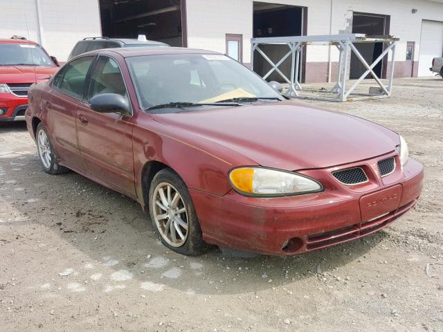 1G2NF52FX3C141796 - 2003 PONTIAC GRAND AM S MAROON photo 1