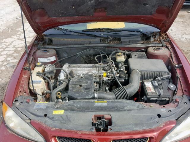 1G2NF52FX3C141796 - 2003 PONTIAC GRAND AM S MAROON photo 7