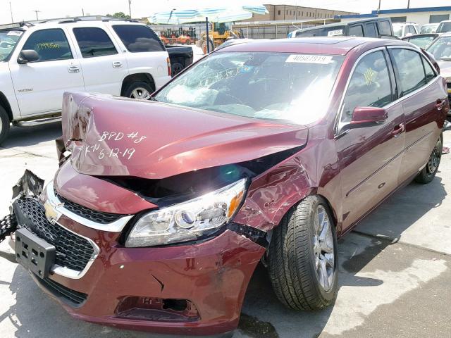 1G11C5SA2GF108618 - 2016 CHEVROLET MALIBU LIM BURGUNDY photo 2