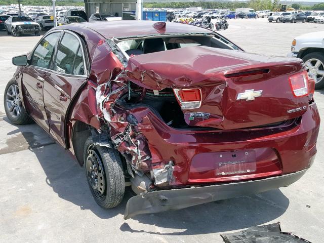 1G11C5SA2GF108618 - 2016 CHEVROLET MALIBU LIM BURGUNDY photo 3