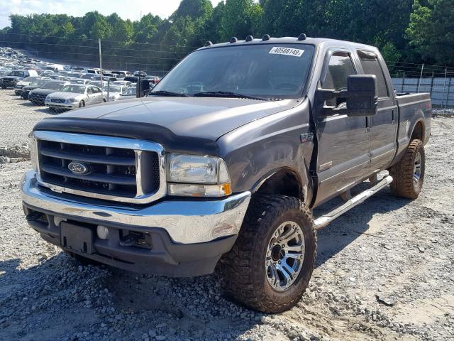 1FTSW31P33EB80845 - 2003 FORD F350 SRW S GRAY photo 2