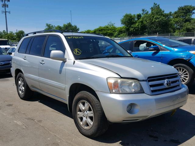 JTEEP21A840028473 - 2004 TOYOTA HIGHLANDER SILVER photo 1