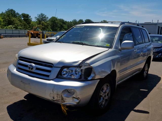 JTEEP21A840028473 - 2004 TOYOTA HIGHLANDER SILVER photo 2