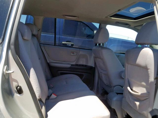 JTEEP21A840028473 - 2004 TOYOTA HIGHLANDER SILVER photo 6