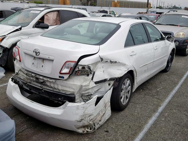 4T1BB46K09U069498 - 2009 TOYOTA CAMRY HYBR WHITE photo 4