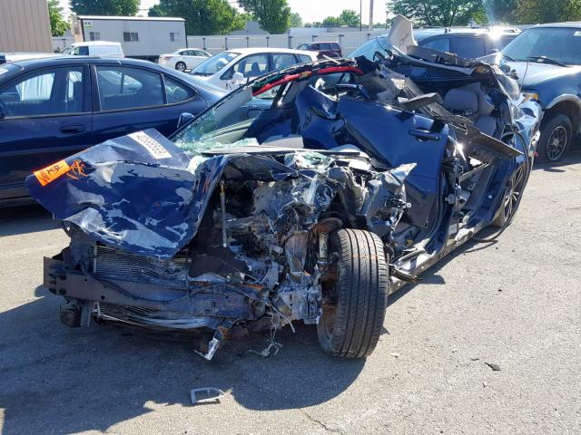 1G1ZH57B89F254658 - 2009 CHEVROLET MALIBU 1LT 蓝色 照片 2