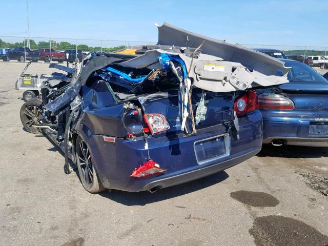 1G1ZH57B89F254658 - 2009 CHEVROLET MALIBU 1LT 蓝色 照片 3