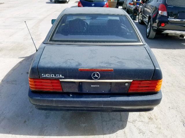 WDBFA66E0LF007060 - 1990 MERCEDES-BENZ 500 SL BLACK photo 6