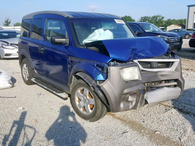 5J6YH28625L010495 - 2005 HONDA ELEMENT EX BLUE photo 1