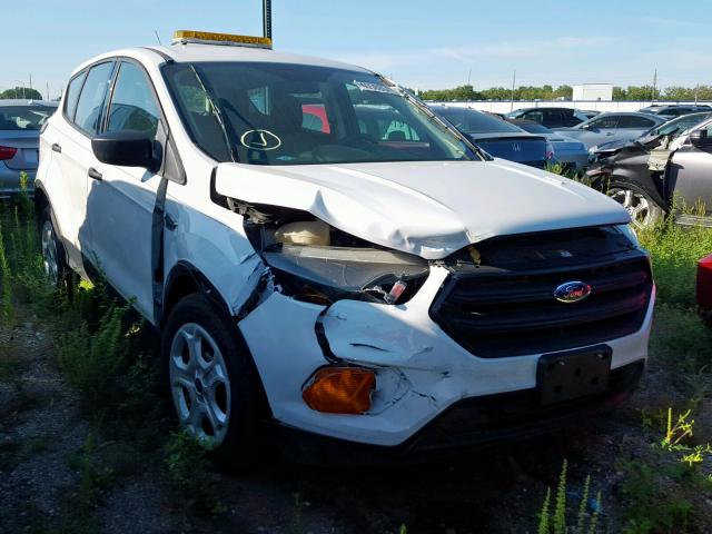 1FMCU0F77JUA35954 - 2018 FORD ESCAPE S WHITE photo 1