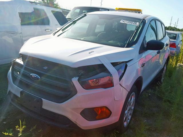 1FMCU0F77JUA35954 - 2018 FORD ESCAPE S WHITE photo 2