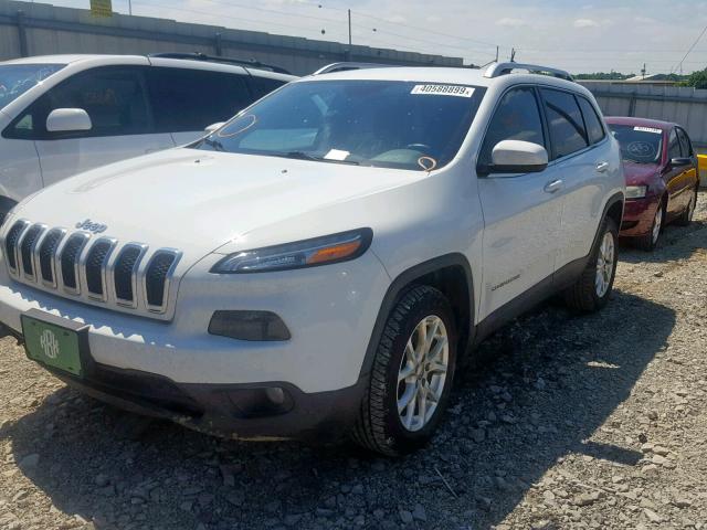 1C4PJLCB0EW167487 - 2014 JEEP CHEROKEE L WHITE photo 2