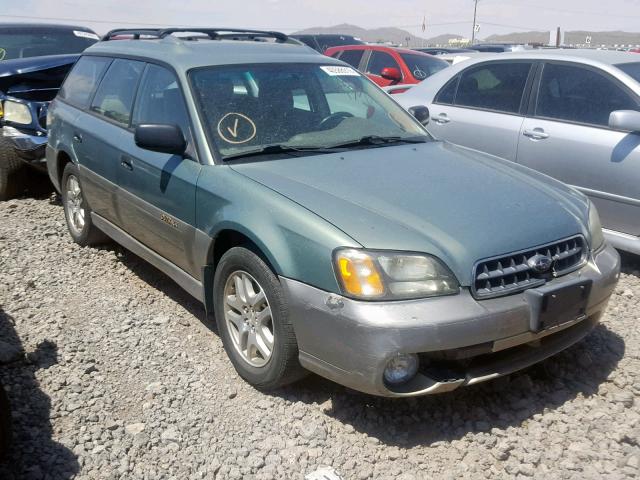 4S3BH675237614615 - 2003 SUBARU LEGACY OUT GREEN photo 1