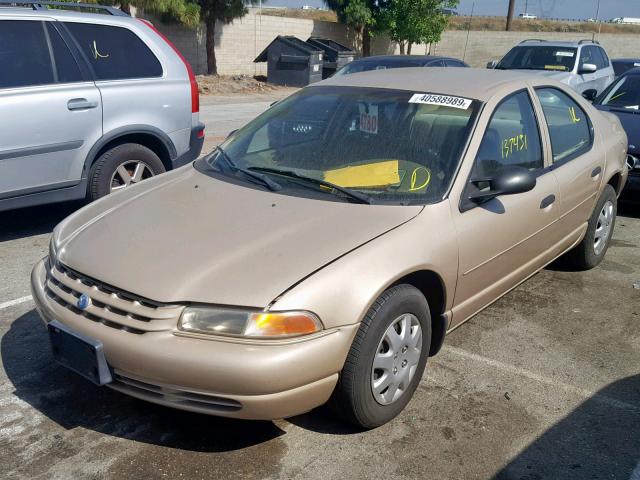 1P3EJ46C3WN202547 - 1998 PLYMOUTH BREEZE BAS TAN photo 2