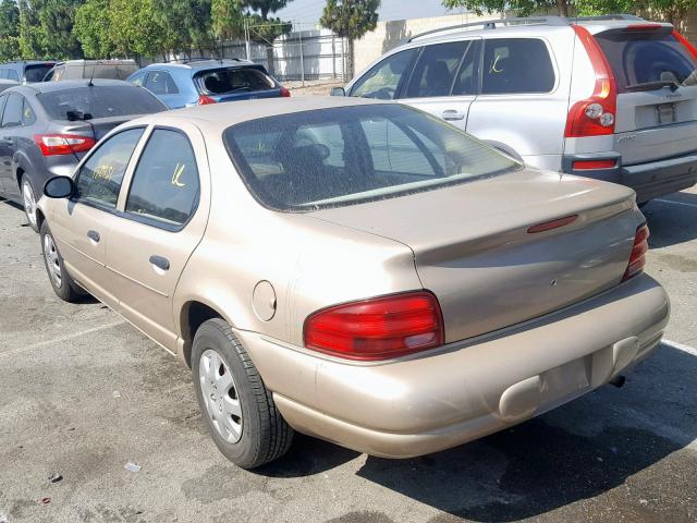 1P3EJ46C3WN202547 - 1998 PLYMOUTH BREEZE BAS TAN photo 3