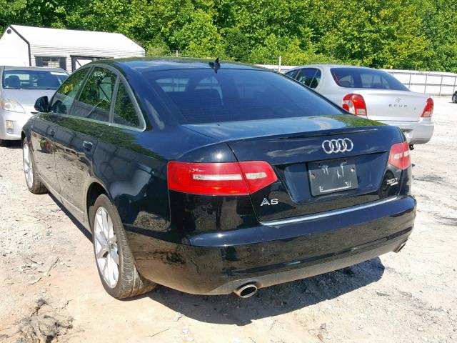 WAUFGAFB9AN061465 - 2010 AUDI A6 PREMIUM BLACK photo 3