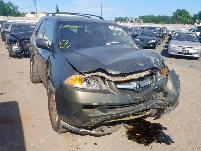 2HNYD18876H521075 - 2006 ACURA MDX TOURIN GREEN photo 1