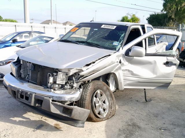 1GCHSDFE4C8147693 - 2012 CHEVROLET COLORADO L SILVER photo 2