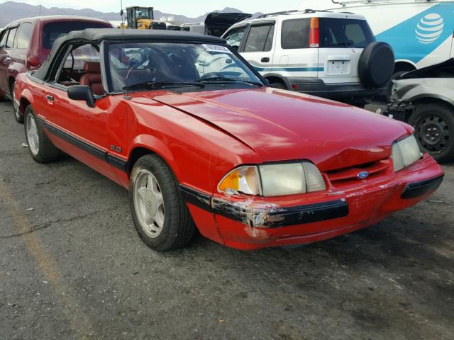 1FACP44E5MF184124 - 1991 FORD MUSTANG LX RED photo 1