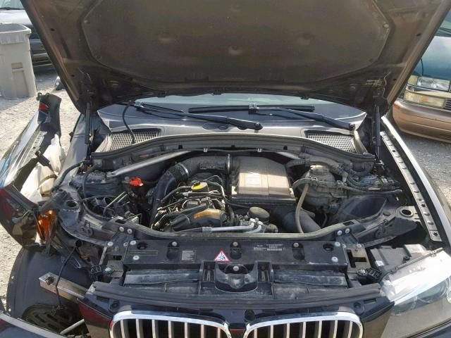 5UXWX7C55CL975570 - 2012 BMW X3 XDRIVE3 BLACK photo 7