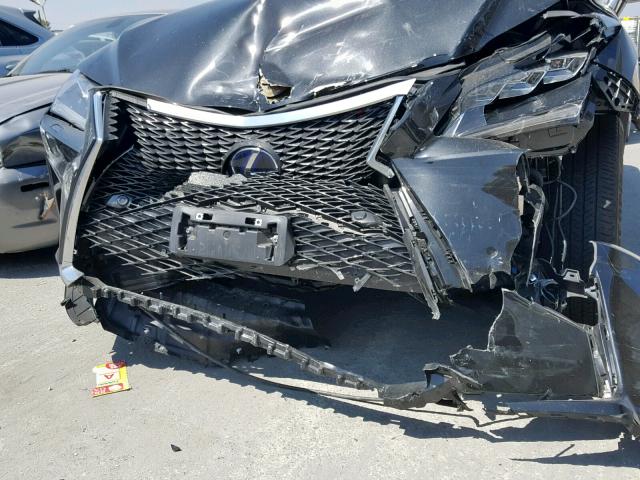 2T2BGMCA6JC026864 - 2018 LEXUS RX 450H BLACK photo 9