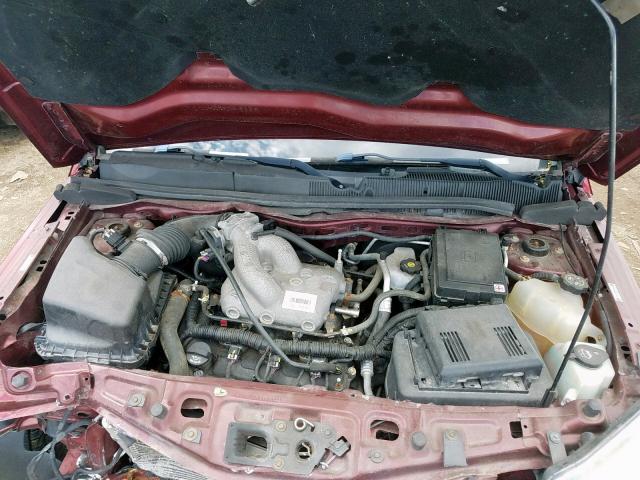 2CNDL937686066332 - 2008 CHEVROLET EQUINOX SP MAROON photo 7