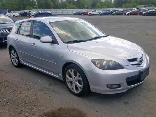 JM1BK343881872246 - 2008 MAZDA 3 HATCHBAC SILVER photo 1