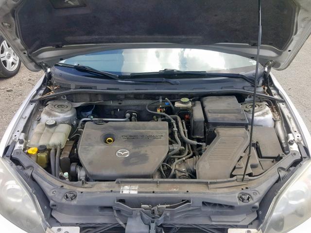 JM1BK343881872246 - 2008 MAZDA 3 HATCHBAC SILVER photo 7