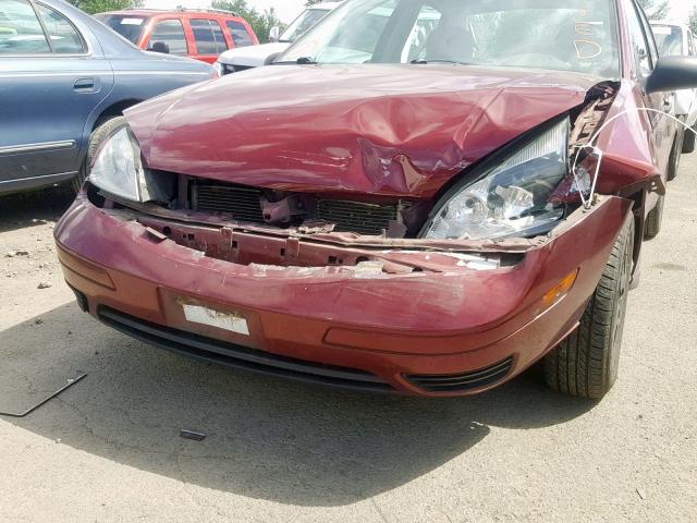 1FAFP34N27W355164 - 2007 FORD FOCUS ZX4 MAROON photo 9